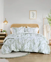 510 Design Aria Floral Print Reversible 3-Pc. Comforter Set, Full/Queen