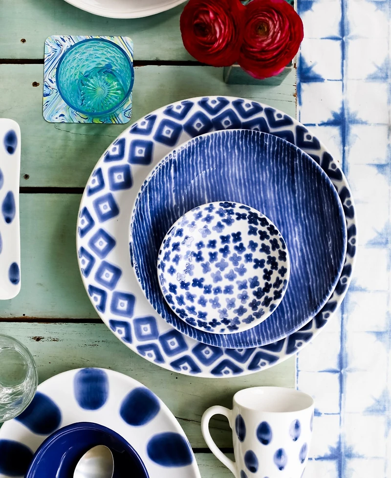 Vietri Santorini Stripe 3-Piece Place Setting