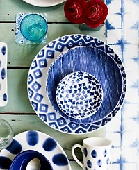 Vietri Santorini Stripe 3-Piece Place Setting