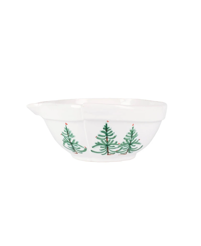 Vietri Lastra Holiday Small Mixing Bowl