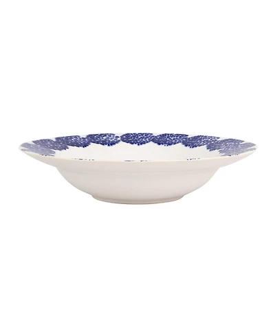 Vietri Santorini Rimmed Serving Bowl