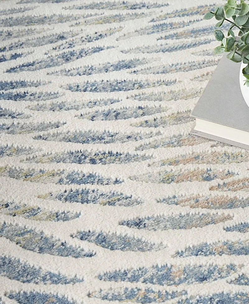 Nourison Home Exhale EXL03 2'2"x7'6" Runner Area Rug