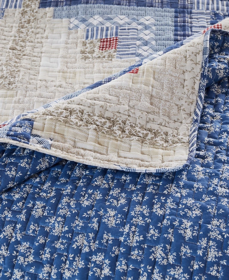 Greenland Home Fashions Cottage Cabin Finely Stitched -Pc. Quilt Set
