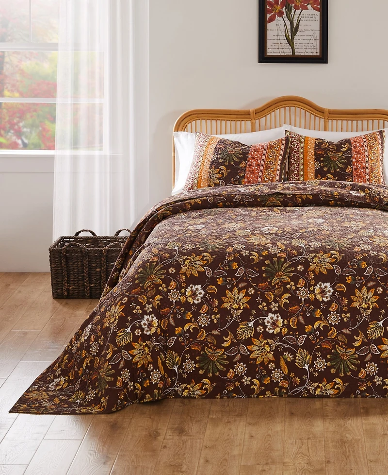 Greenland Home Fashions Audrey Classic 3-Pc. Bedspread Set