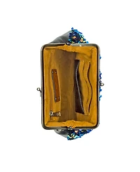 Patricia Nash Savena Payettes and Velvet Kisslock Wristlet