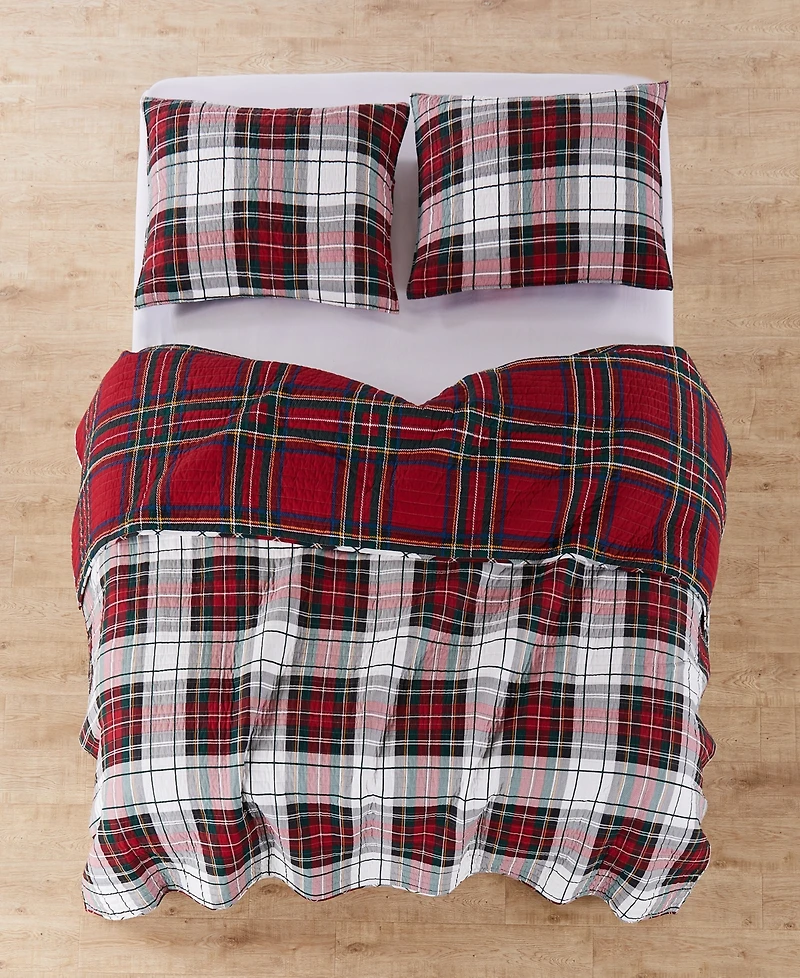 Levtex Spencer Plaid Reversible Bedspread, Full