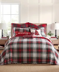 Levtex Spencer Plaid Reversible Bedspread, Full