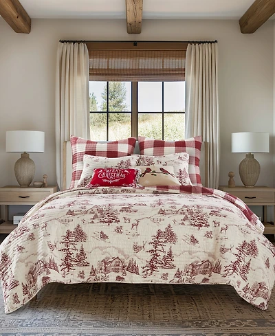 Levtex Winter Sleigh Ride Reversible 3-Pc. Quilt Set, Full/Queen
