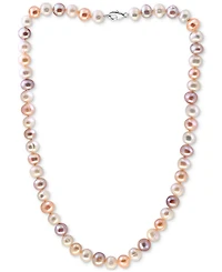 Effy White Cultured Freshwater Pearl (7 mm) 18" Statement Necklace (Also Gray, Pink, & Multicolor Pearl)