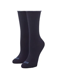 Hue Women's Roll Top Socks 3-Pk U6487MP