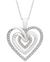 Bonus Offer: Diamond Multi-Heart 18" Pendant Necklace with any $25 purchase! (Orig. $99 Value) Available in Bag with qualifying purchase.