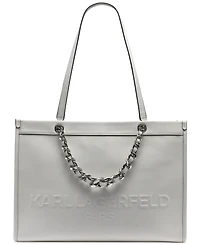 Karl Lagerfeld Paris Savoie Large Leather Tote Bag