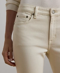 Lauren Ralph Women's High-Rise Straight Ankle Jeans