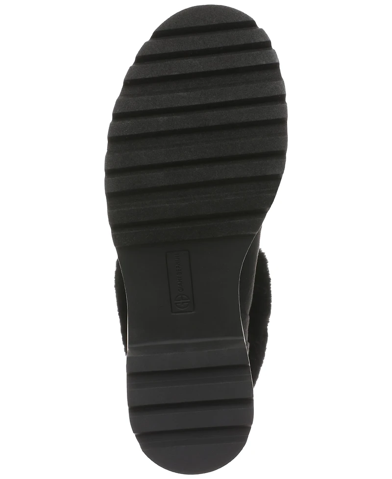 Giani Bernini Women's Calliee Memory Foam Front Zip Lug Sole Booties, Created for Macy's