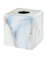 Avanti Waves Ceramic Tissue Box Cover