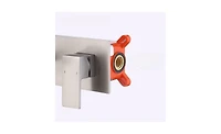 Wall-Mount Bathroom Faucet for Sink or Bathtub, Single Handle, 2 Holes