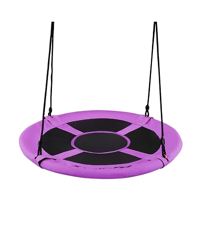 Sugift 40 Inch Flying Saucer Tree Swing Indoor Outdoor Play Set