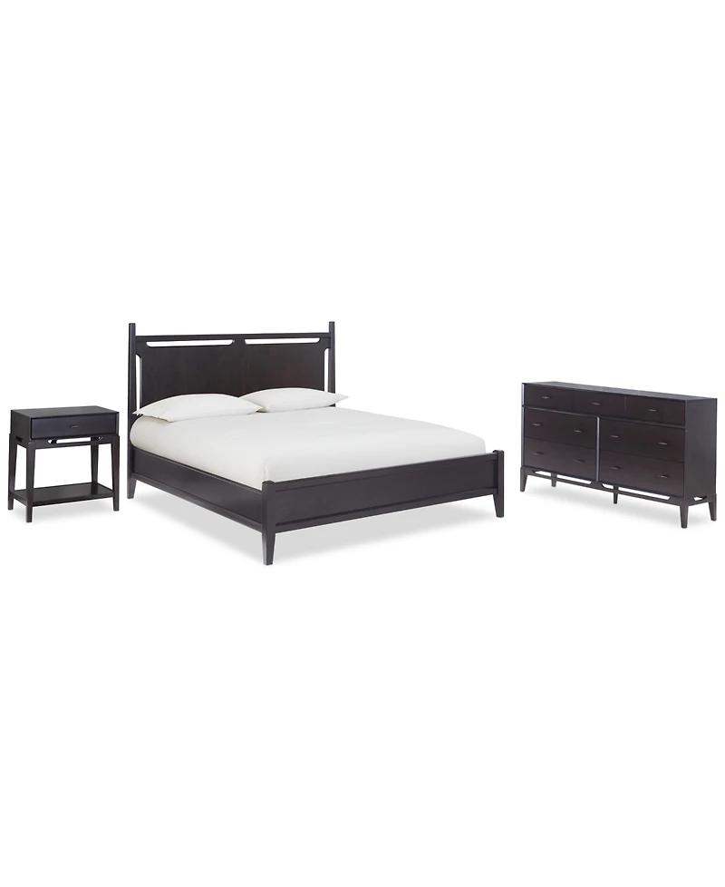 Addelyn 3 Pc. Set (King Panel Bed, Dresser & 1-Drawer Nightstand)
