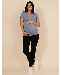 Women's Mia Secret Fit Over the Belly Slim Straight Leg Pant - Motherhood Maternity