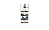 Slickblue Industrial 5-Tier Modern Ladder Shelf for Home and Office