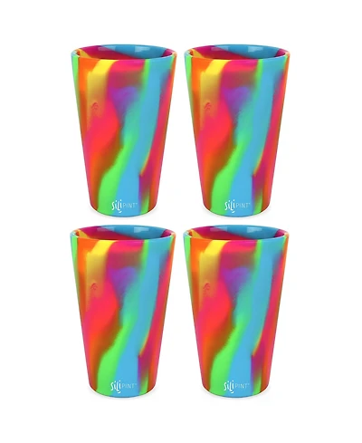 Pint Glasses: 4 pk - Hippie Hops