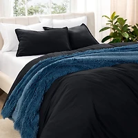 Bare Home Ultra-Soft Sand washed King Duvet Cover & Sham Set