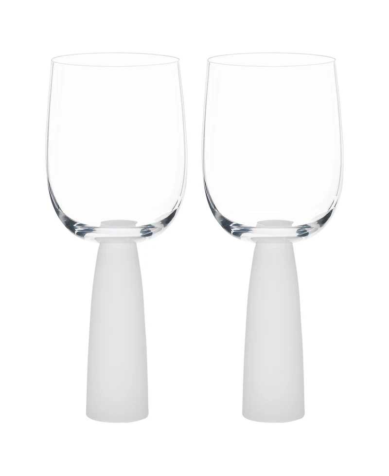 Anton Studio Designs Oslo Wine Glasses Frost, Set of 2