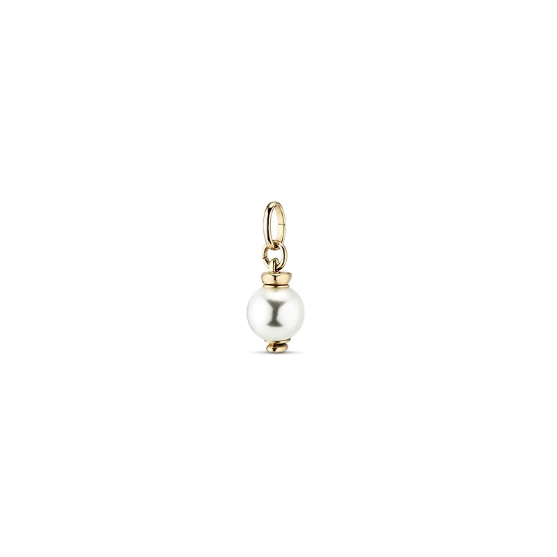 UNOde50 Mother of Pearl Shell Metal Alloy Charm