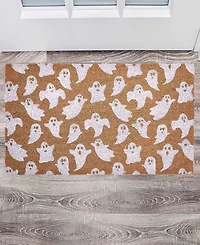 Vcny Home Flying Ghost Halloween Coir Outdoor Doormat, 18" x 30"