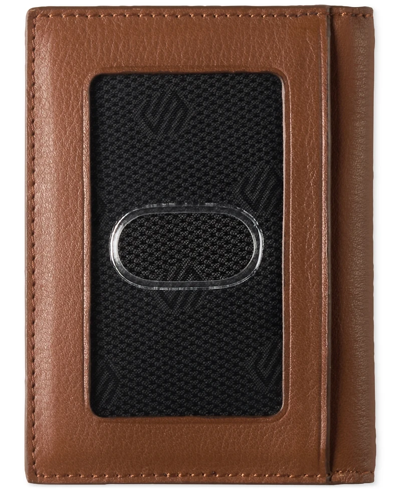 Johnston & Murphy Men's Pebbled Leather Bifold Wallet