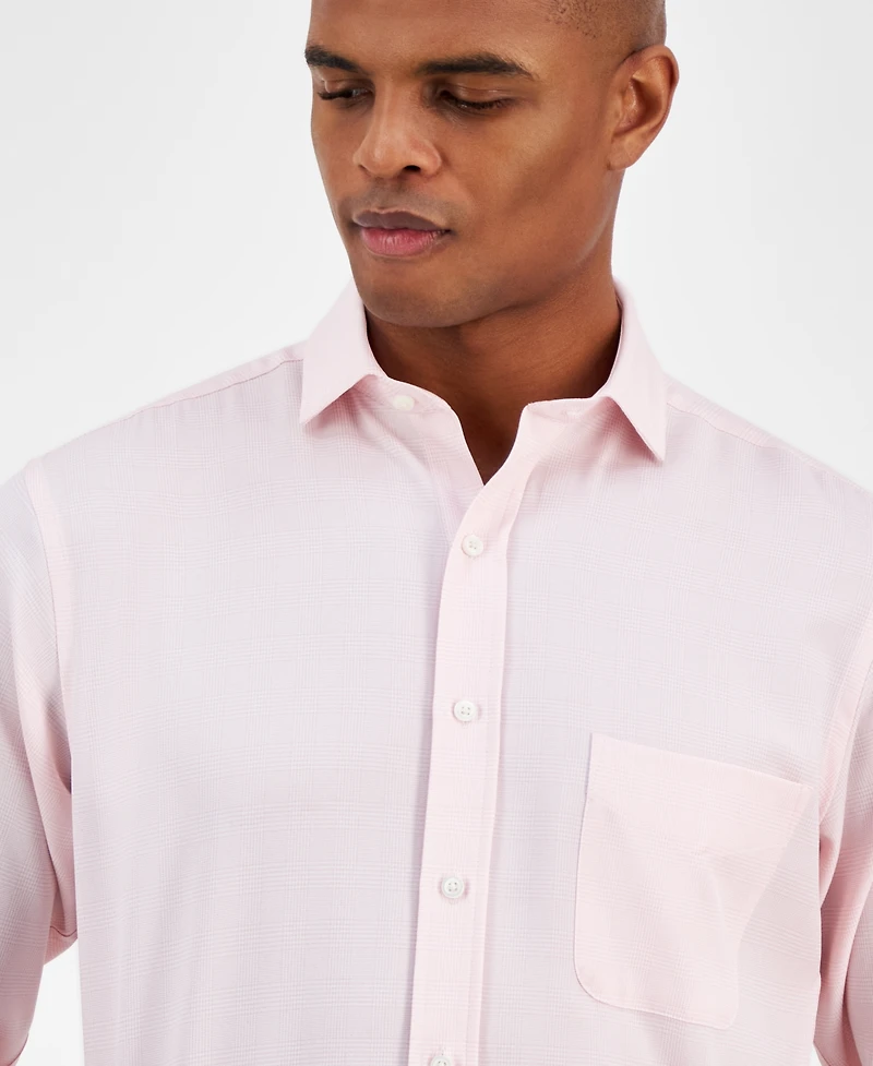 Club Room Men's Glover Check Dress Shirt, Created for Macy's
