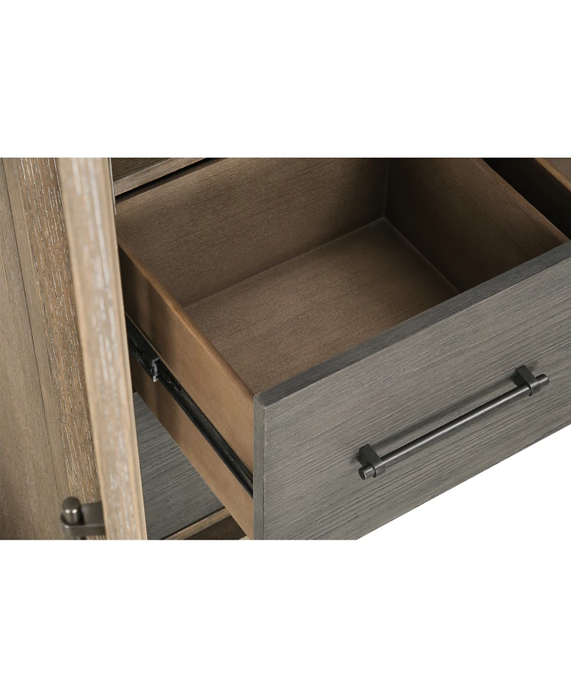 Portmore Bar Cabinet (with soft close drawers), Created for Macy's
