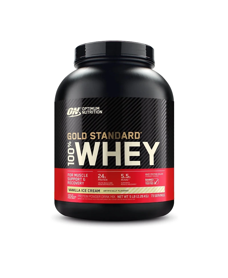 Optimum Nutrition Optimum Nutrition, Gold Standard 100% Whey Protein Powder, 5 lb