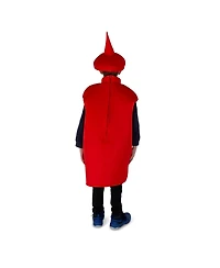 Dress Up America Ketchup Bottle Tunic & Hat Costume Set