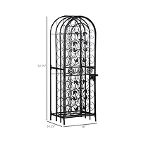 Stylish Wine Rack Cabinet for Efficient Storage and Display of Bottles and Glassware