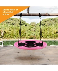 Sugift 40 Inch Flying Saucer Tree Swing Indoor Outdoor Play Set
