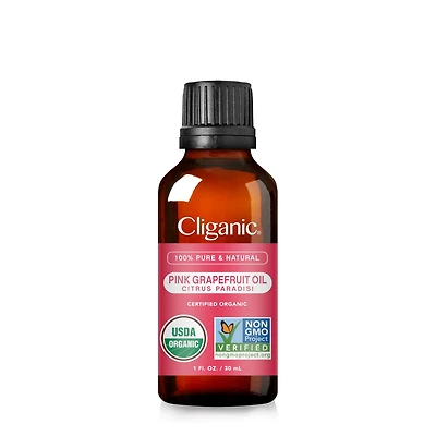 Cliganic Organic Pink Grapefruit Essential Oil