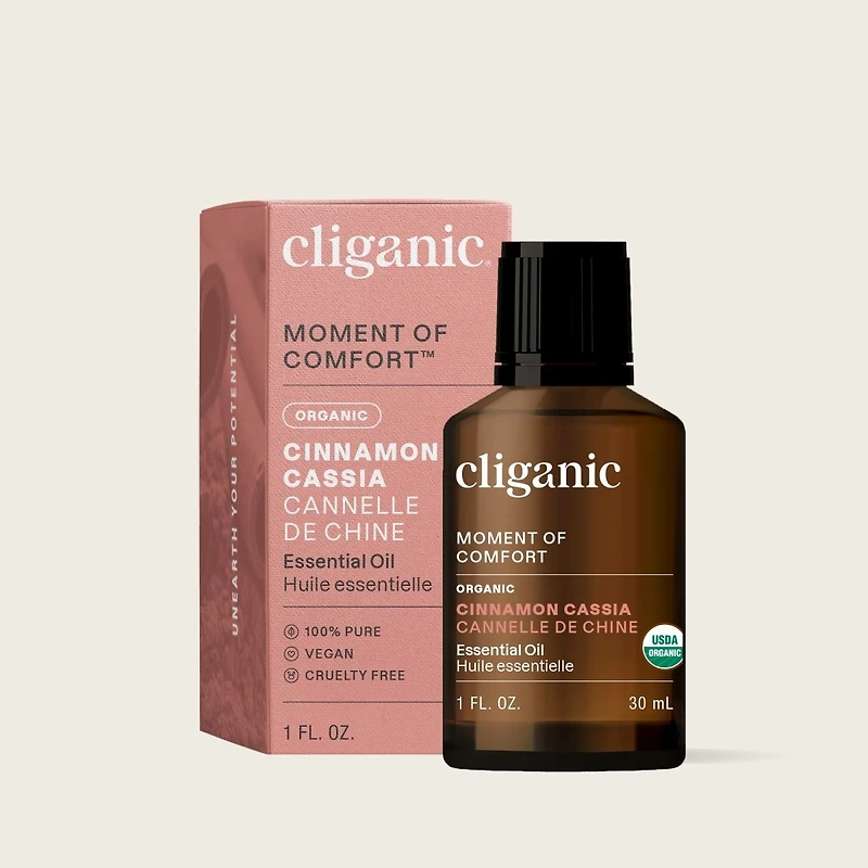 Cliganic Organic Cinnamon Cassia Essential Oil