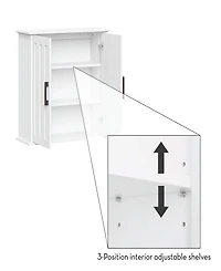 RiverRidge Home Monroe 2-Door Wall Cabinet