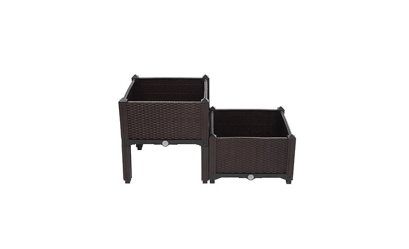 Slickblue 2Pcs Free Splicing Injection Planting Box