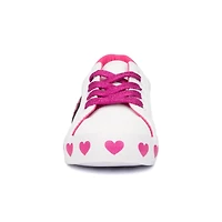 Olivia Miller Little Girls Heart Outsole Low Top Sneaker