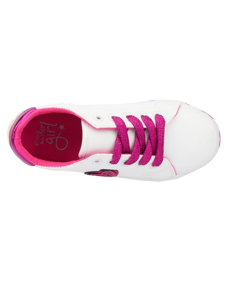 Olivia Miller Little Girls Heart Outsole Low Top Sneaker