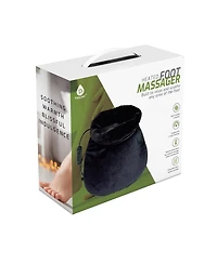 Pursonic Heated Foot Massager with Remote Control, Folding Design, and Dual Motor Intensities
