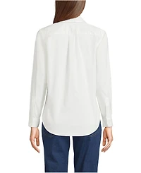 Lands' End Women's Cooling Button Front Shirt
