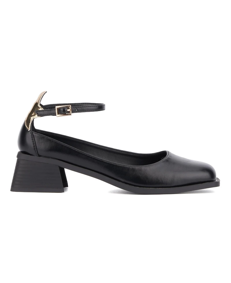 Olivia Miller Women's Astrology Ankle Strap Sandals