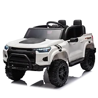 Streamdale Electric Kids Pickup with Remote, 4WD Motors, Bluetooth, Safety Belts