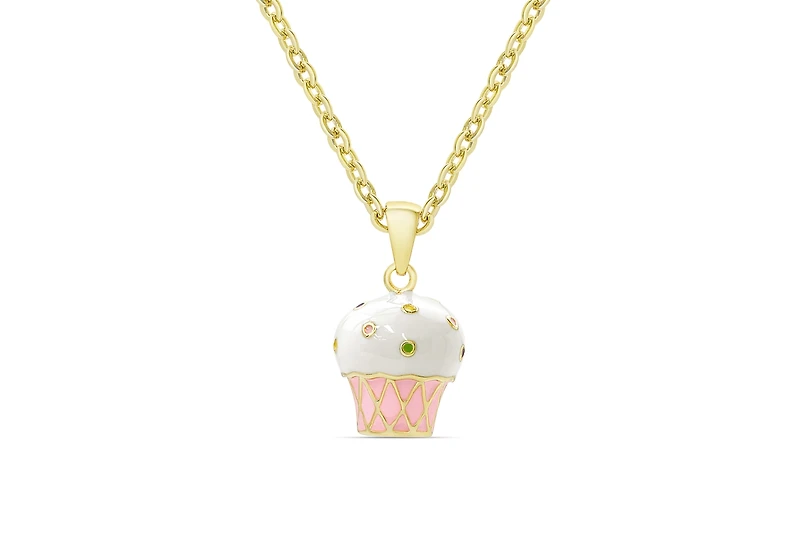 Lily Nily Girls 3D Cupcake Pendant