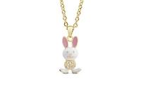 Lily Nily Girls Cz Bunny Rabbit Necklace