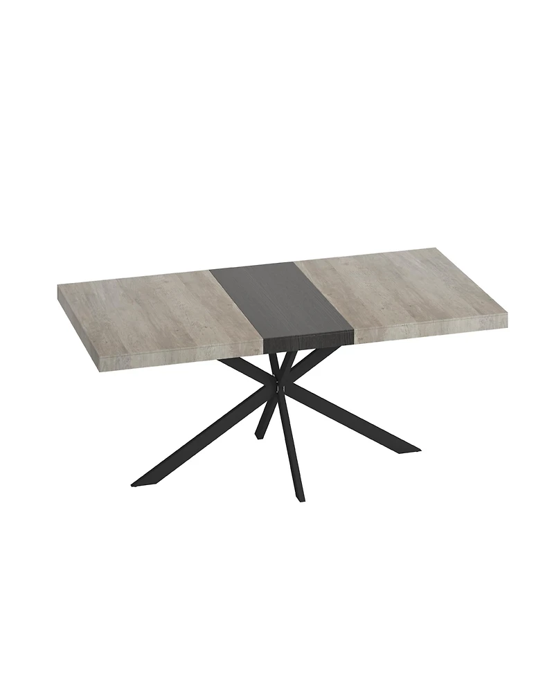 Streamdale Retro Rectangular Stretch Table Versatile Decor & Family Gatherings