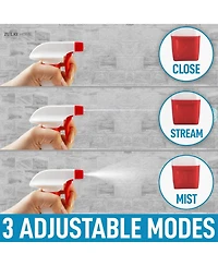 Zulay Kitchen Leakproof Cleaning Spray Bottle Set (4 Pack 32oz)